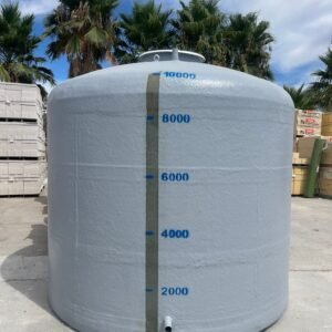 deposito vertical base plana blanco